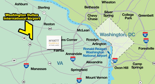 Washington Area Map